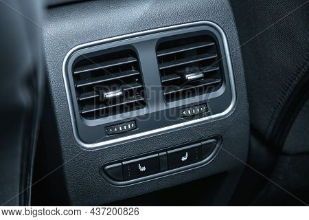 Novosibirsk, Russia - September 12, 2021: Haval F7, Close Up Deflector,  Car Ventilation System. Car