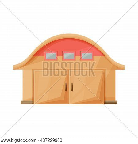 Vector Design Of Hangar And Shed Logo. Web Element Of Hangar And Storage Vector Icon For Stock.