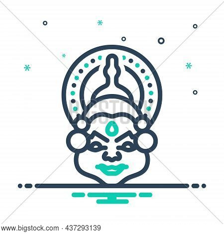 Mix Icon For Onam Harvest Competition Kerala Kochi Kathakali Sravanmahotsav Celebration Festival