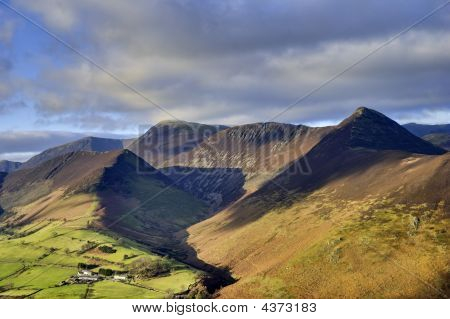 Causey Pike, purje ja Ard Crags kissa Bells Ridge