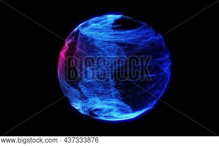 Hot spot, global warming, impact, concept image. 3D rendering, 3D Illustration. 