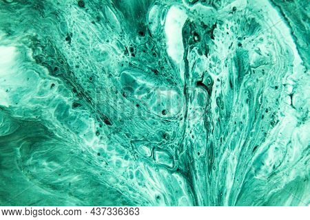 Artistic Decoration Made Of Epoxy Resin. Epoxy Resin Paint, Abstract Background