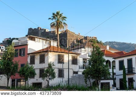 Funchal, Portugal - August 28, 2021: This Is A View Of The Fortress Of San Juan Baptista Do Pico On 