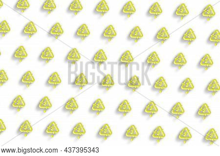 V, Plastic Recycling Symbol Pvc, V 3, White Minimal Background