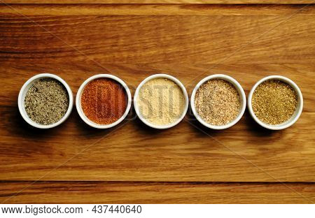 Trikatu Plus Spices And Herbs: Black Pepper, Cayenne Pepper, Ginger, Nutmeg, Coriander And Cloves. A