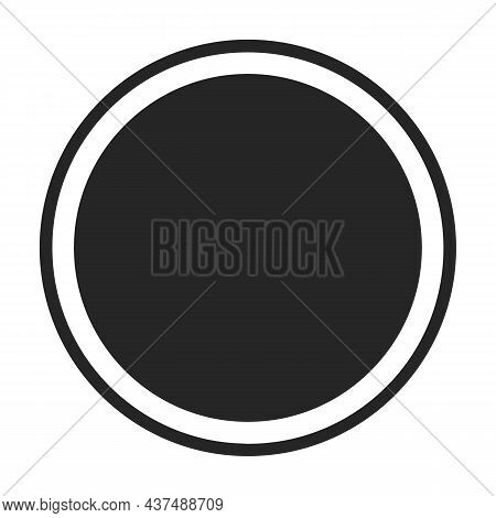 Plastic Cork Vector Black Icon. Vector Illustration Bottle Plastic On White Background. Isolated Bla