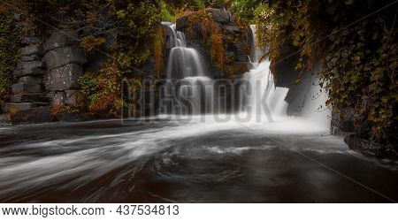 The Waterfall At Penllergare Valley Woods, Easily Accessible Just Off Junction 47 Of The M4 Motorway