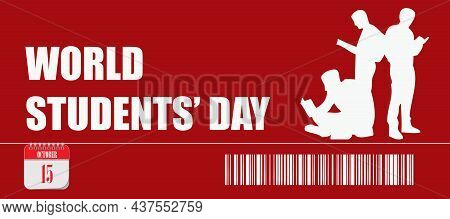 Card For Event October Day World Students Day