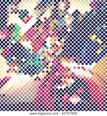 Antecedentes Disco luz multicolor Vector Eps 10