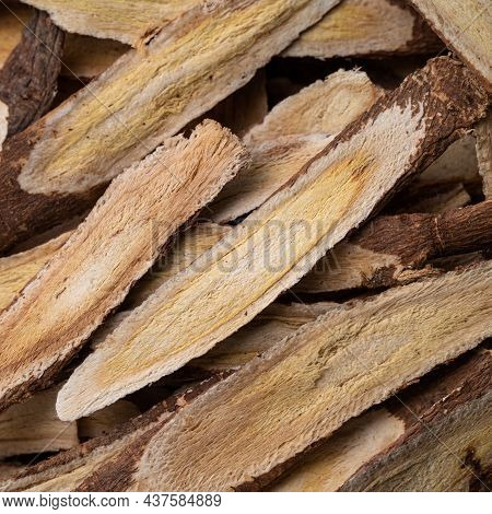 Chinese Herbal Medicine Astragalus Root.