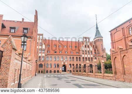 Chelmno, Poland - July 25, 2021: Former Cistercian-benedictine Monastery Complex In Chelmno Erected 