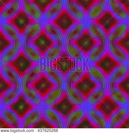 Seamless Colorful Striped Pattern, Color Paper, Artistic Pattern Illustration