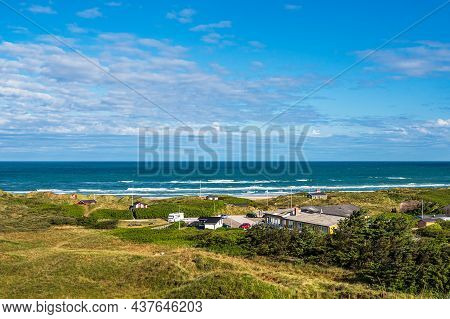 Dune And Beach Near Hirtshals In Denmark.