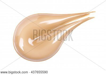 Foundation Color Sample Isolated On White Background