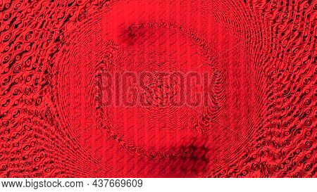 Whirlpool Distorting And Twisting Background Pattern. Design. Rotating Whirlpool Distorts Bright Str