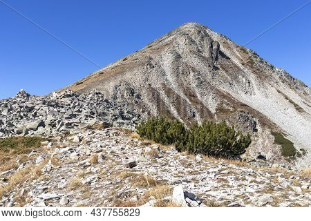 Amazing Landscape Of Polezhan Peak At Pirin Mountain, Bulgaria