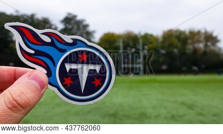 September 16, 2021, Nashville, Tennessee. Emblem Of A Professional American Football Team Tennessee 