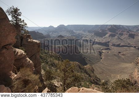 Panoramic View Of Nice Grand Canyon State Park , Usa