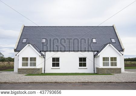 Luxury New House Being Built In Rural Countryside