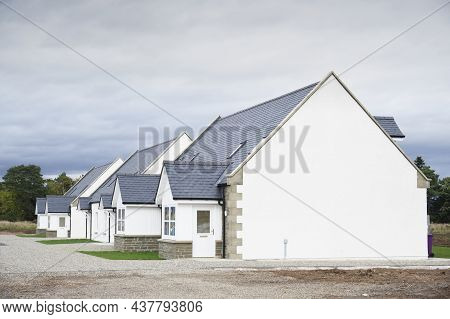 Luxury New House Being Built In Rural Countryside