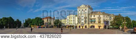 Theatre Square In Ternopil, Ukraine