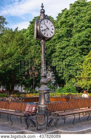 Taras Shevchenko Boulevard In Ternopil, Ukraine
