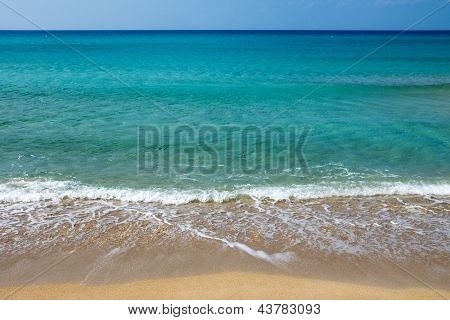 Schöner Strand auf der Insel Kreta