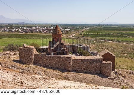 Khor Virap Monastery View From Hill, Armenia