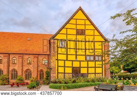 The Abbey In Ystad Founded By Grey Friars In 1267, Ystad, Sweden, September 14, 2021