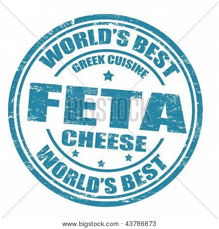 Feta-Käse-Stamp