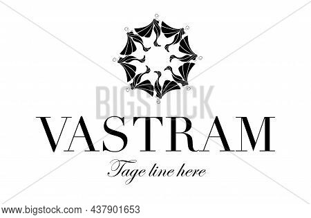 Vastram Women Wear Logo. Vastram Mean Garments.