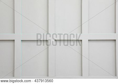 Cross Lines Of Laser Level On Light Wall