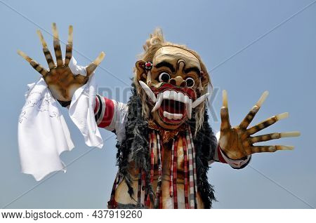 Ogoh-ogoh The Demon Symbol At Indonesia Hindunese New Year Celebration