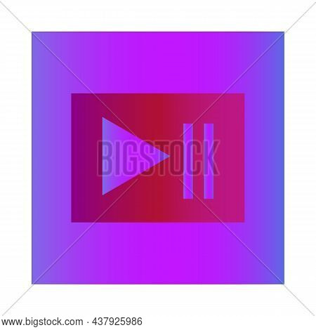 Vector Shiny Elements - Play, Pause, Stop, Forward