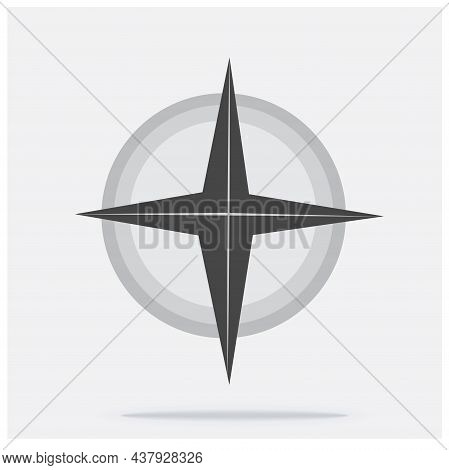 Star Vector Icon, Graphic Design, Mobile App, Illustration Symbol, Star Web Site, Logo, Blank Backgr