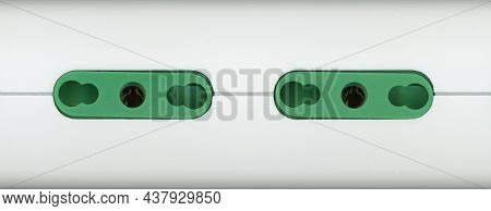 European Type C And Italian Type L Electrical Power Sockets