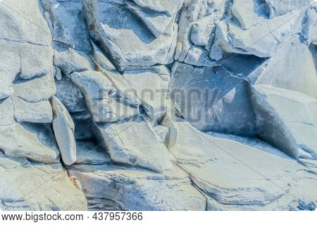 Stone Texture Background Smooth Rocks Gray Blue
