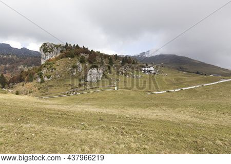 View Of Piani Di Artavaggio In October
