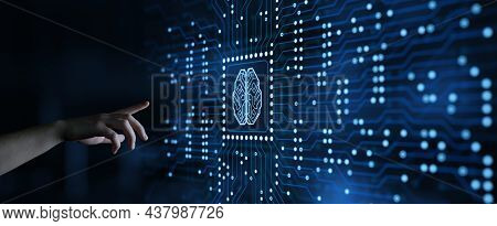Artificial Intelligence Machine Learning Business Internet Technology Concept