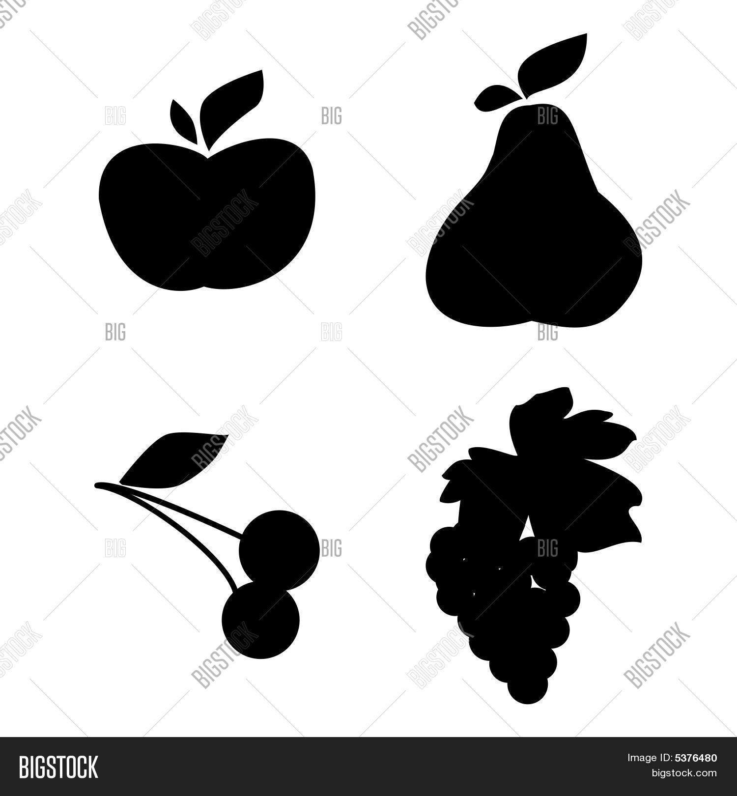 Set Vector Fruit Vector & Photo (Free Trial) | Bigstock