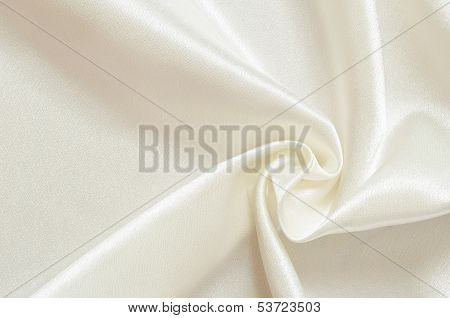 White Satin Drapery