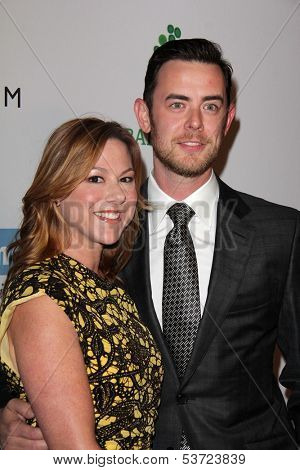 LOS ANGELES - NOV 9:  Samantha Bryant, Colin Hanks at the Second Annual Baby2Baby Gala at Book Bindery on November 9, 2013 in Culver City, CA