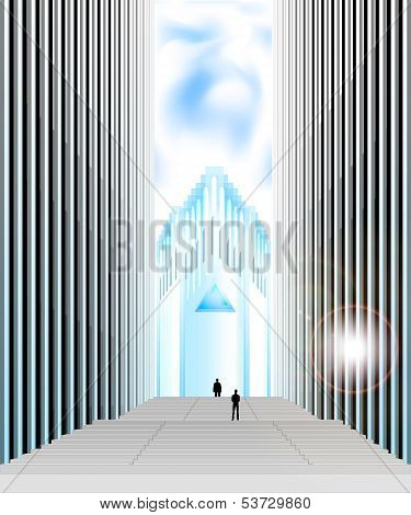 Futuristic City Landscape