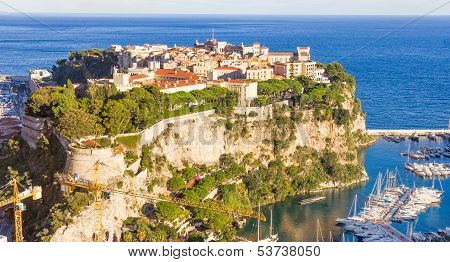 Aerial View Of The Prince's Palace, Monaco