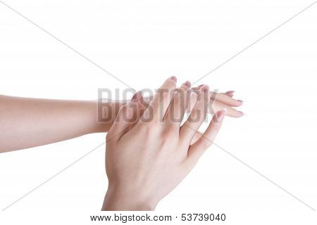 Hands With Cream