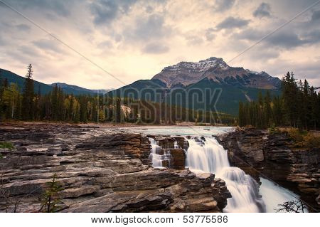 Athabasca Falls Waterfall