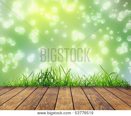wood textured backgrounds in a room interior on the sky field backgrounds