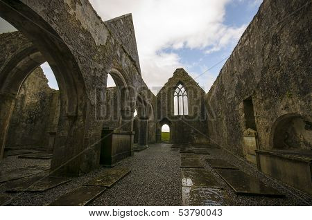 Ross Errilly Friary In Ireland