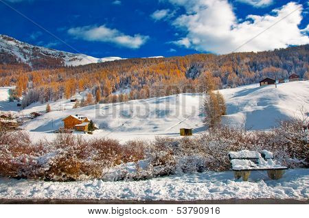Livigno In Winter Landscape