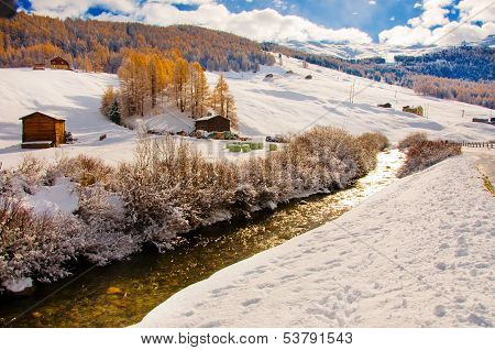 Livigno In Winter Landscape